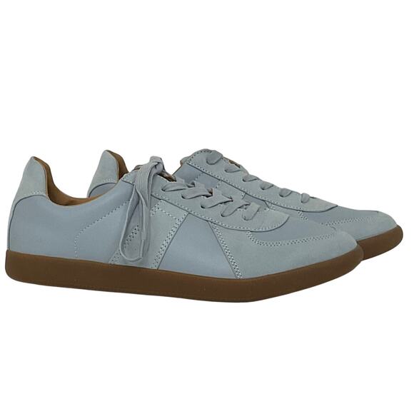 INC Men’s Harlan Casual Lace Up Sneakers Light Blue Size 9 - Picture 2 of 6